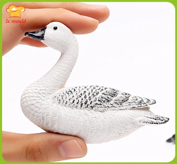 Новинка 2018 г. силиконовая форма pelican в виде чайки для конфет украшение птицы