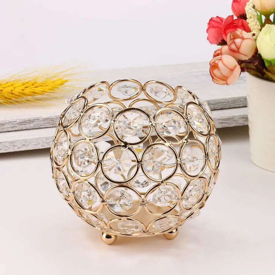 Новая мода день Святого Валентина Хрустальный чайный светильник