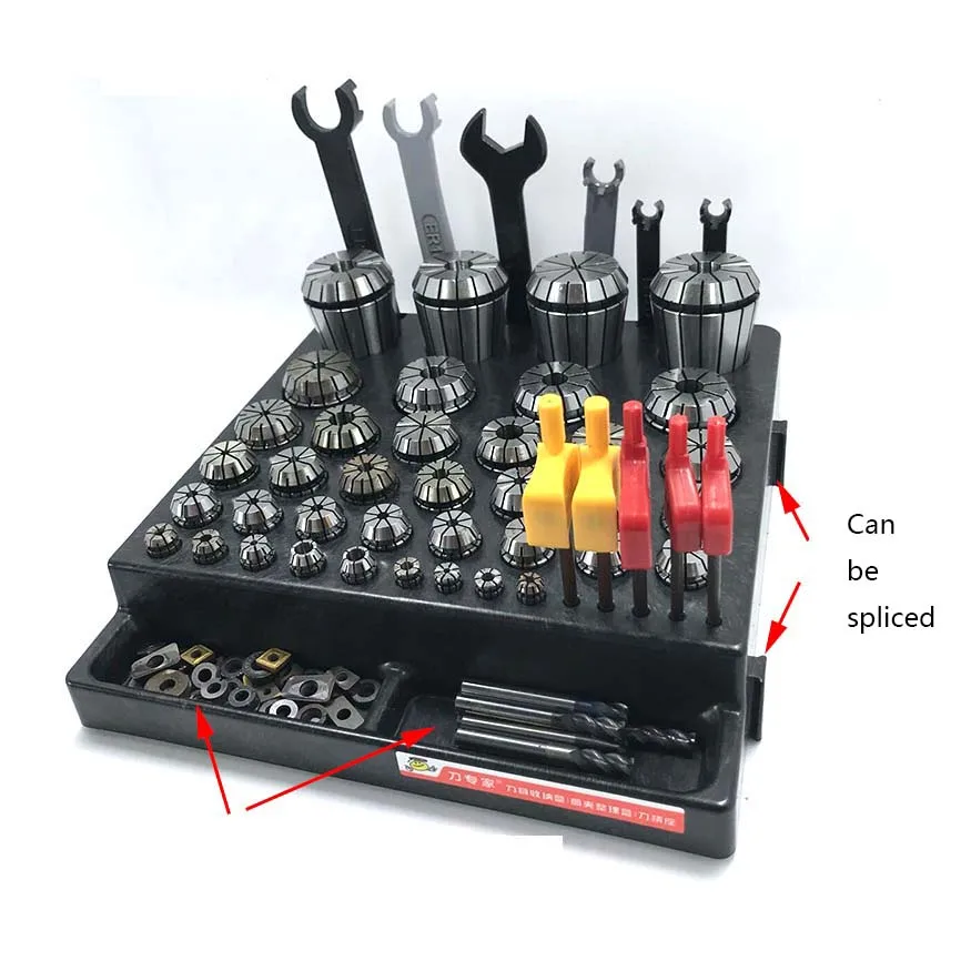 

Collet wrench Storage Case Hard Plastic box for collecting inserts