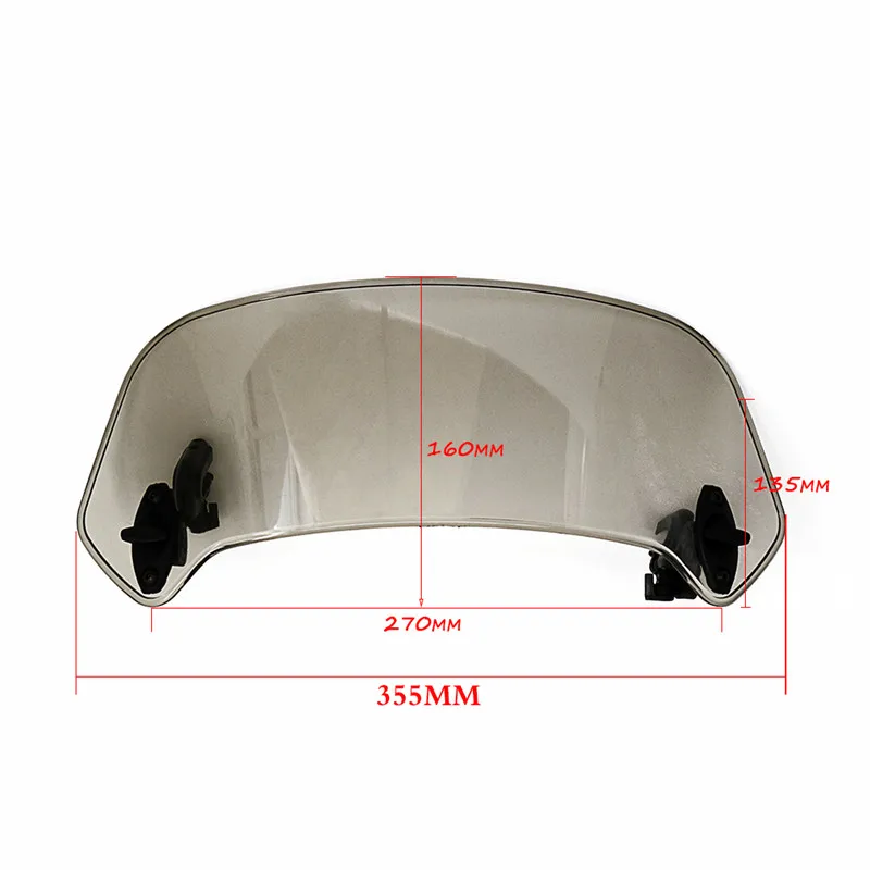 Motorcycle Risen Adjustable Windscreen Windshield air Spoiler Extension for Aprilia SXV450 SXV550 Tuono 1000R V4R RSV4 R | Автомобили и