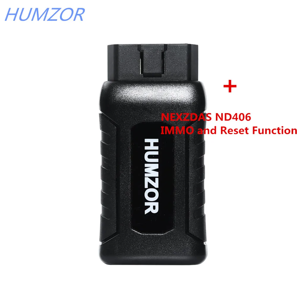 Синий HUMZOR NEXZDAS ND406 автоматический диагностический и ключевой инструмент программирования - Цвет: Синий