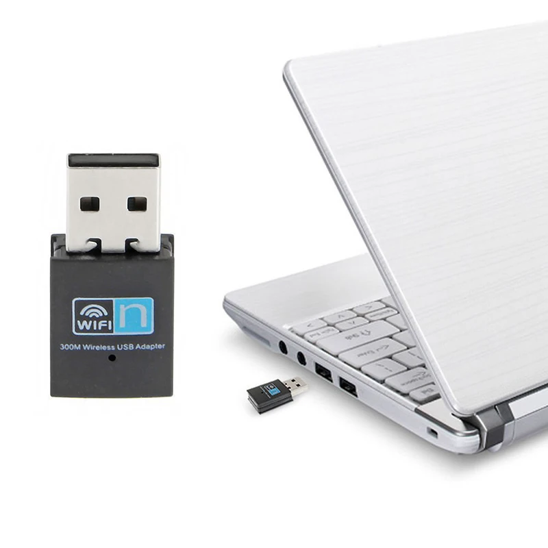 Chielecna Высокоскоростной 300 Мбит/с мини USB Wifi беспроводной адаптер 802 11 B/G/N сетевая