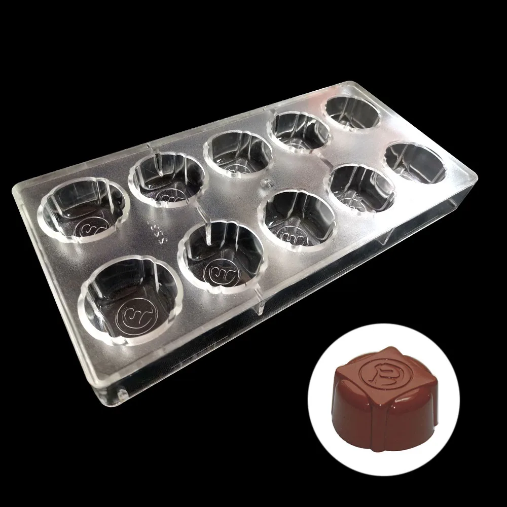 

DIY 3D PC Food Grade Chocolate Mould Polycarbonate Chocolate Bars Mold Candy baking Pastry decoration Tool