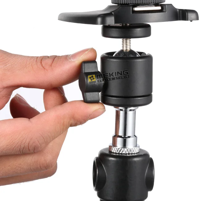 Мини штатив Meking с шаровой головкой адаптер 1/4 &quotдо 3/8&quot вращение на 360 градусов