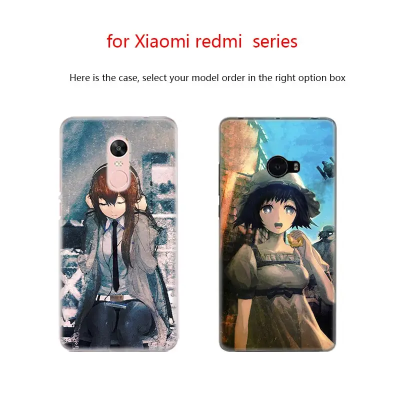 Аниме Чехол для Xiaomi Mi 10 8 A2 A3 CC9 Lite 9 Note Pro a1 a2 5x 6x аниме Steins Gate|Бамперы| |