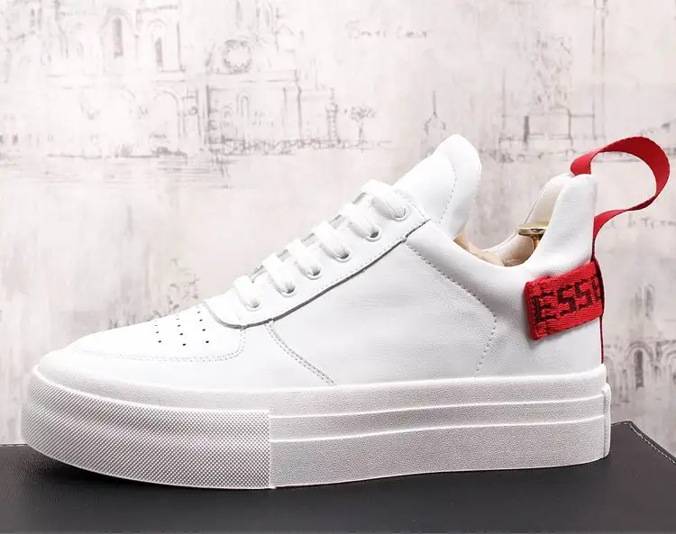 Лидер продаж Роскошные Мужские Белые Повседневные туфли модные дизайнерские