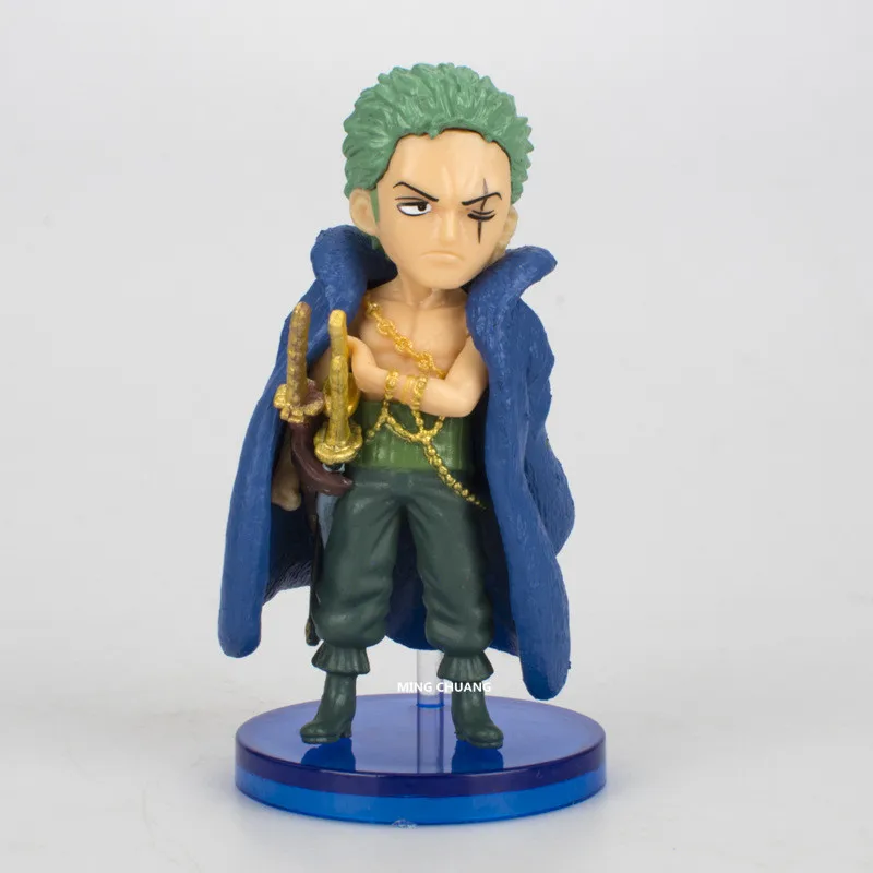 6 шт./компл. одна штука 20 годовщина Usopp BROOK Roronoa Zoro FRANKY Sanji ПВХ фигурка Коллекционная