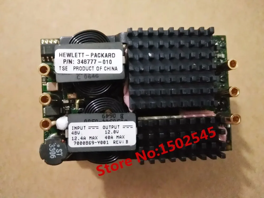 Модуль питания для HP BL20P, BL45P, G3 Blade, модуль VRM 371754-001, 348777-010