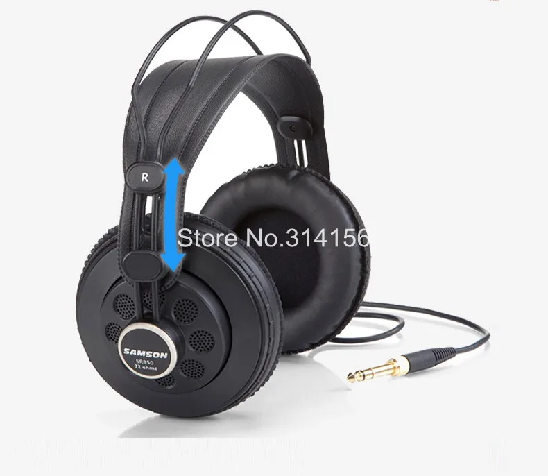Пара оригинальных наушников Samson SR850 для мониторинга HIFI полуоткрытые наушники
