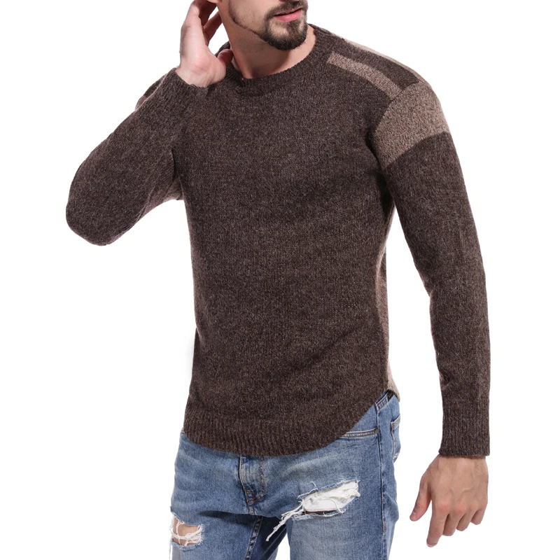 GNIBIEL для мужчин одежда осень 2018 г. свитер повседневной носки Корея slim fit модный