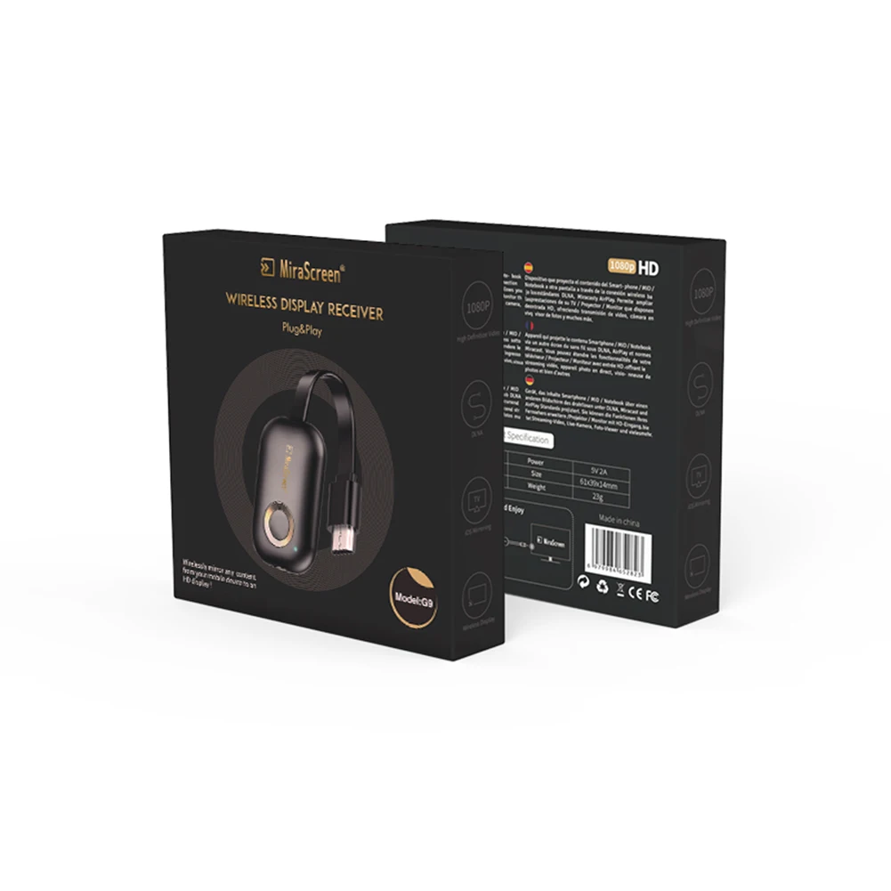 MiraScreen G9 2 4/5G WiFi Дисплей Dongle приемник 1080P HD TV Stick PC Miracast Airplay | Электроника