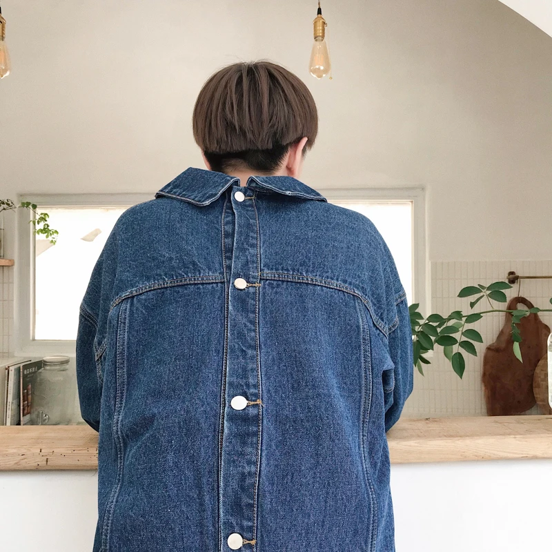 Мужская уличная куртка-бомбер в ковбойском стиле джинсовая куртка свободного