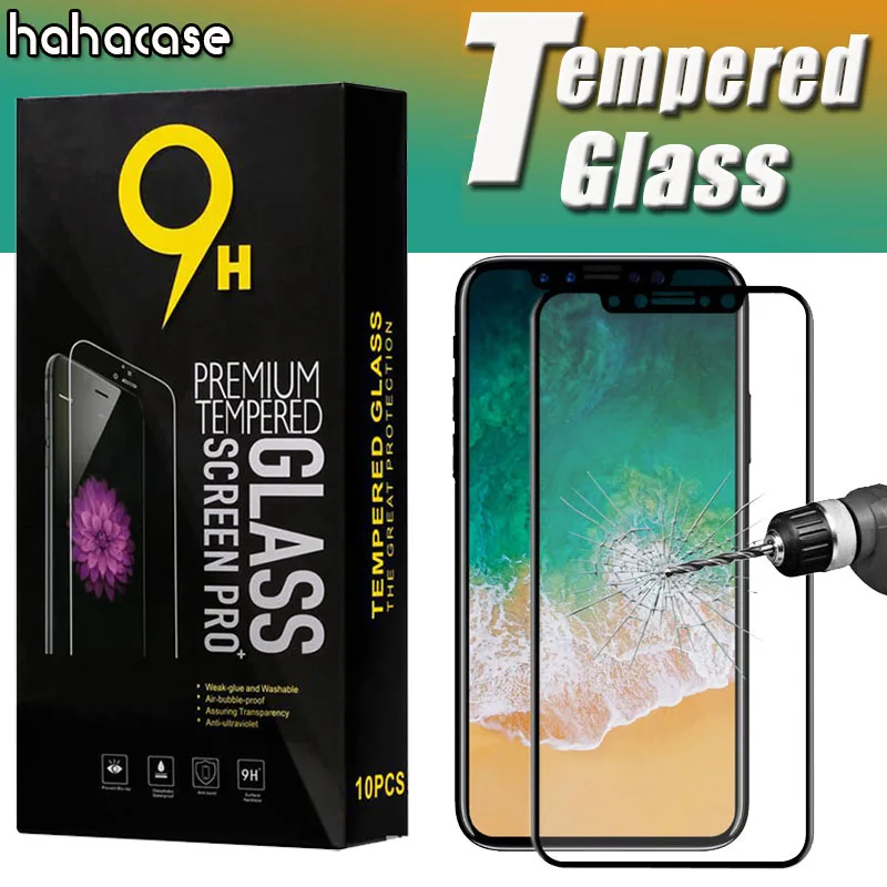 100 шт 3D углеродное волокно полное покрытие закаленное стекло для iPhone 12 Mini 11 Pro Max XS