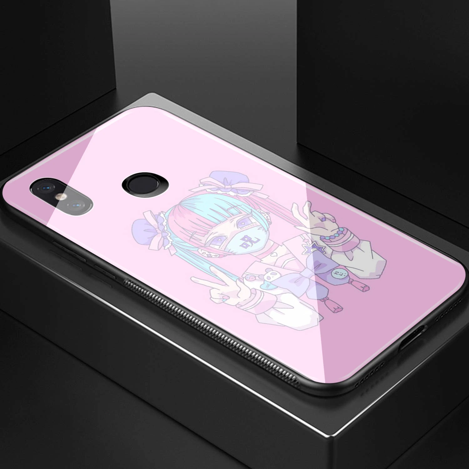 Lavaza японское аниме Kawaii Сейлор Мун закаленное стекло ТПУ чехол для xiaomi 8 9 A1 A2 |