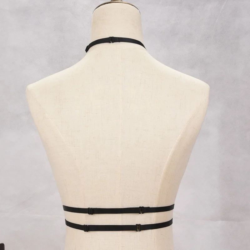 Женское нижнее белье Goth сексуальное эластичное без косточек для бондажа|body harness