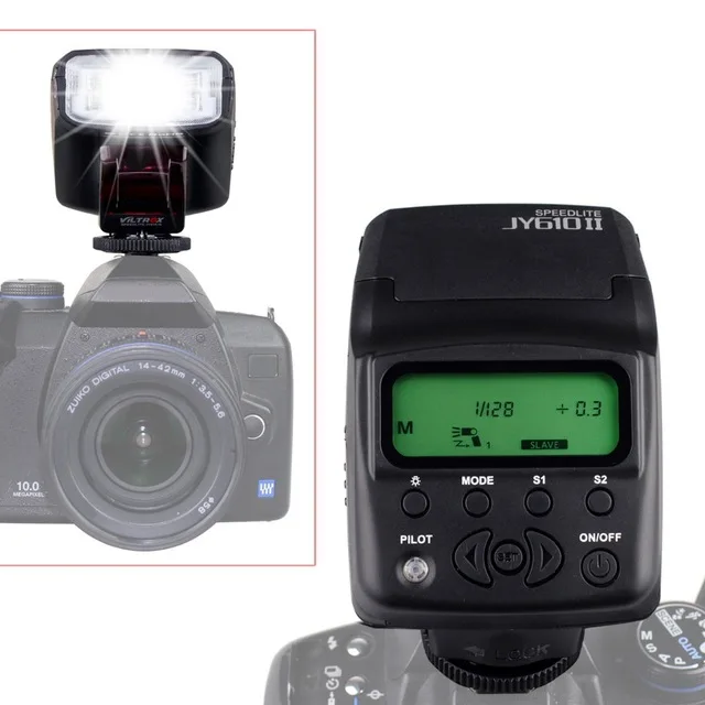 Viltrox JY-610 II накамерная Мини Вспышка JY610 II Вспышка для Nikon Canon Pentax Olympus Panasonic sony свадебная фотография