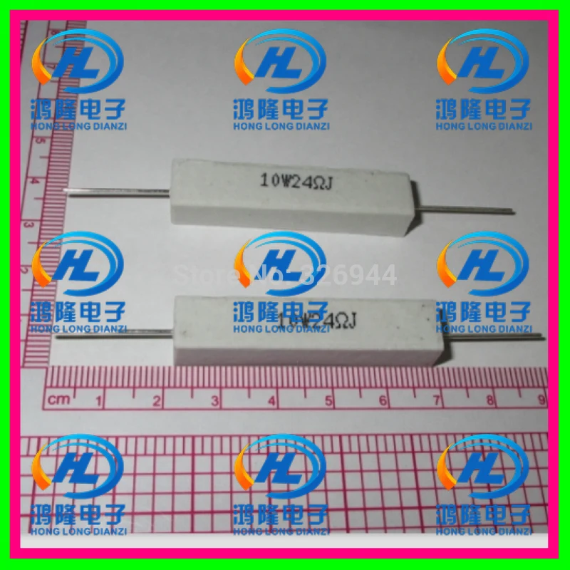 (10 шт./лот) 10 Вт 24 Ом +/ 5%/10 24RJ|ohm| |