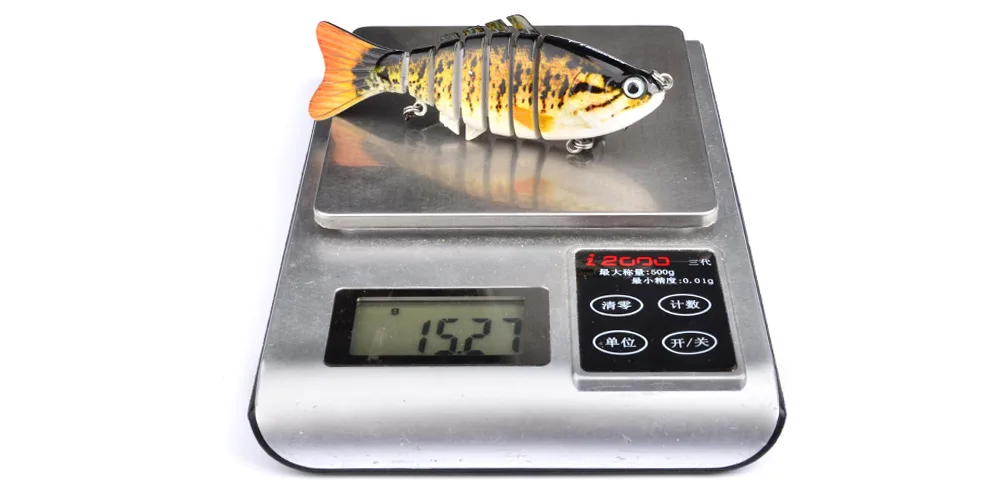 1 шт. 7 секций Proberos Рыболовная Приманка 10 см 15 5 г Swimbait приманка для рыбалки с