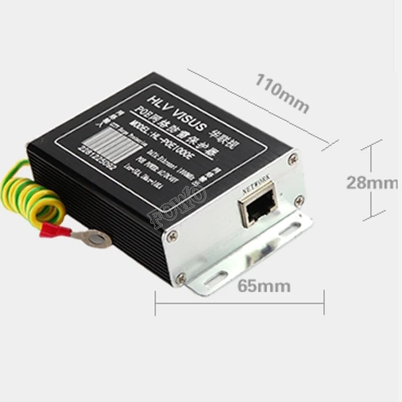 Сетевой коммутатор POE RJ45 и защита от перенапряжения устройство защиты грозоотвод