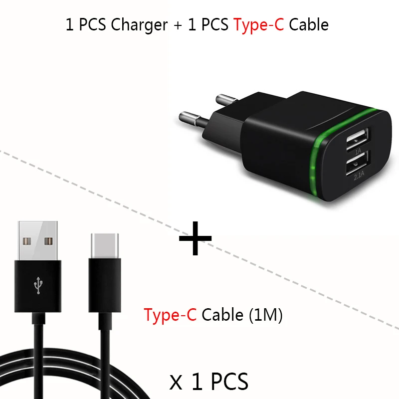 Ty Cable for Black Универсальное USB Сетевое зарядное Зарядное устройство для iPhone samsung S 6/7/8 Plus мобильного телефона Зарядное устройство s устройства микро Тип-C Кабель-адаптер быстрой зарядки - Тип штекера: Ty Cable for Black