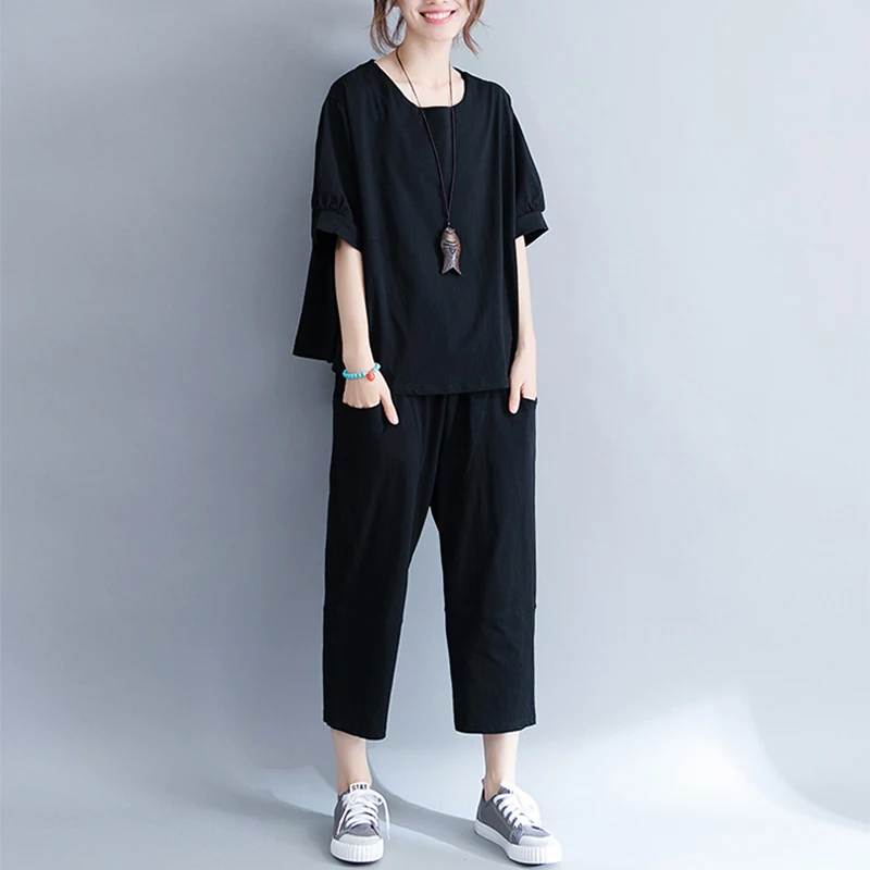 Doornot Oversize комплект из двух предметов летние женские повседневные свободные с
