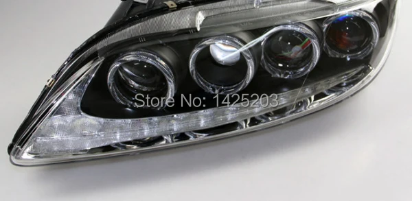 Для MAZDA 6 ангельские глазки СВЕТОДИОДНЫЙ Фонарь фары передние 2004-2011 год JC |