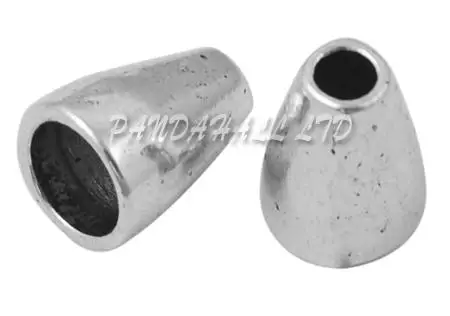 

Tibetan Style Bead Caps Lead Free Nickel Free Cadmium Free Cone Antique Silver Color, about 11mm long, 8mm thick, hole: 5.5mm