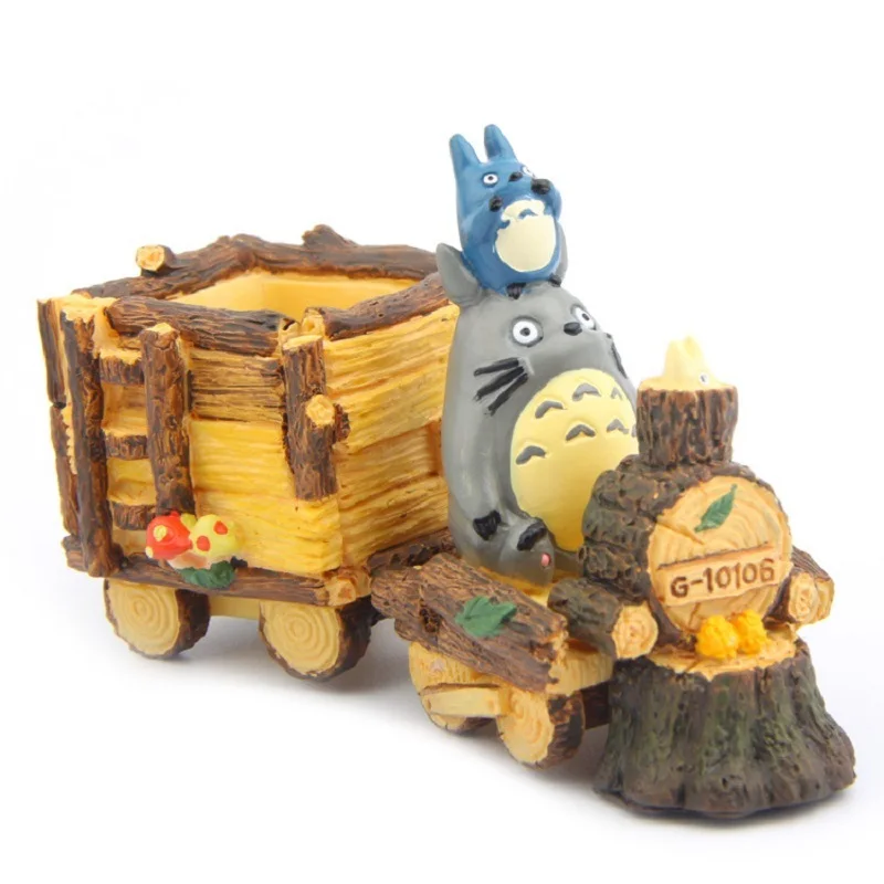 Студия Ghibli Миядзаки Хаяо маленький мини Тоторо локомотив цветочный горшок