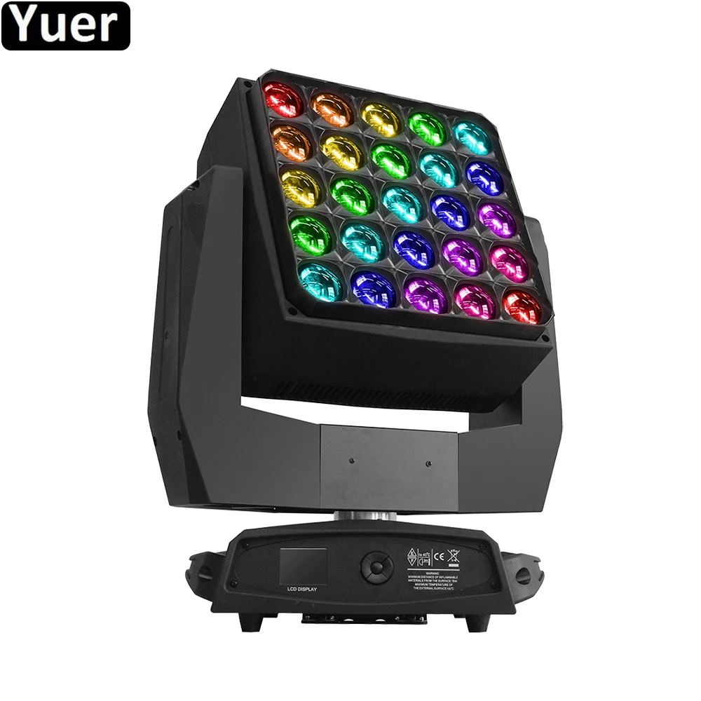 Новый светодиодный просветильник тор DMX512 4 в 1 с движущимися глазами 25x40 вт RGBW для