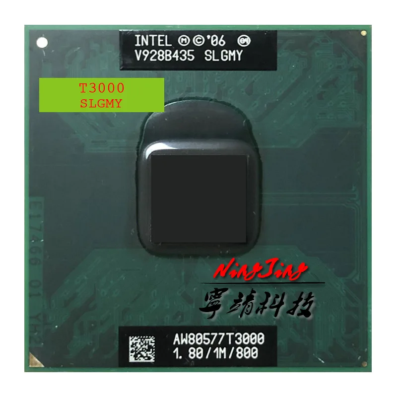 Двухъядерный процессор Intel Mobile Celeron T3000 SLGMY 1,8 GHz двухъядерный двухпотоковый процессор 1M 35W Socket P