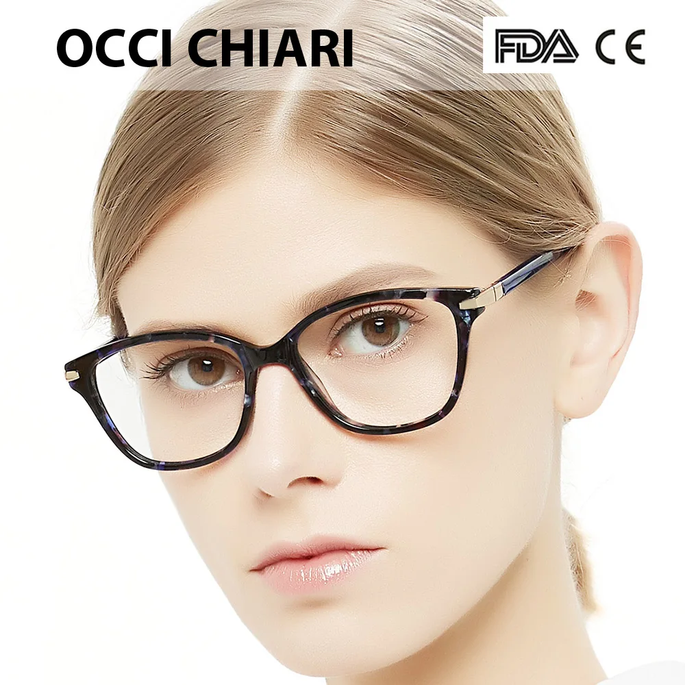 OCCI CHIARI итальянский дизайн demi ручная работа прозрачные линзы очки по рецепту