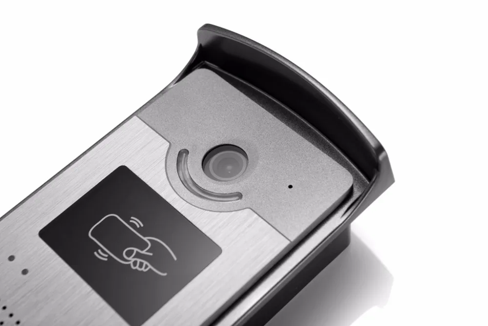 RFID Видеодомофон Домофон двусторонняя Коммуникация 7 дюймов Монитор с Карты