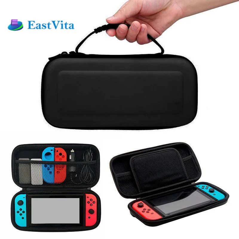 Портативный жесткий защитный чехол EastVita с ручкой на молнии для переключателя
