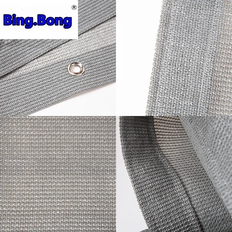 Индивидуальный тент любого размера навес от солнца сетка HDPE серая затенение 90%