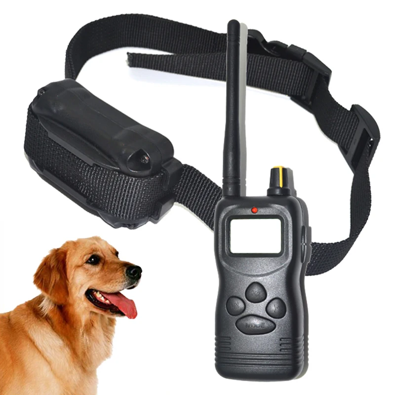 

Тренировочный ошейник для собак 500 метров с пультом дистанционного управления электрический ошейник регулируемая чувствительность Вибрац...