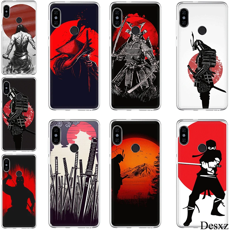 Жесткий чехол для Xiaomi Redmi 3 3S 4 4A 4X5 5A Plus 6 6A S2 7 Go Pro Prime Japan The Samurai Ninja|Чехлы-накладки| |