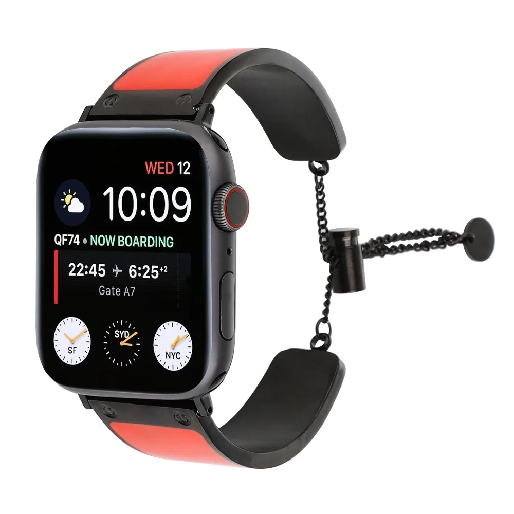 42 мм 38 ремешок для Apple watch группа 44 40 женщина браслет мужчин iwatch серии 4 3 2 1