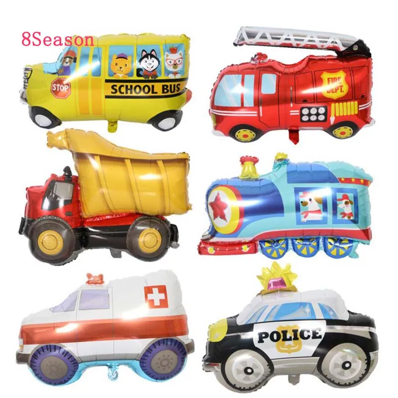 8 сезон новый мультфильм автомобиль алюминиевые шары День рождения украшение