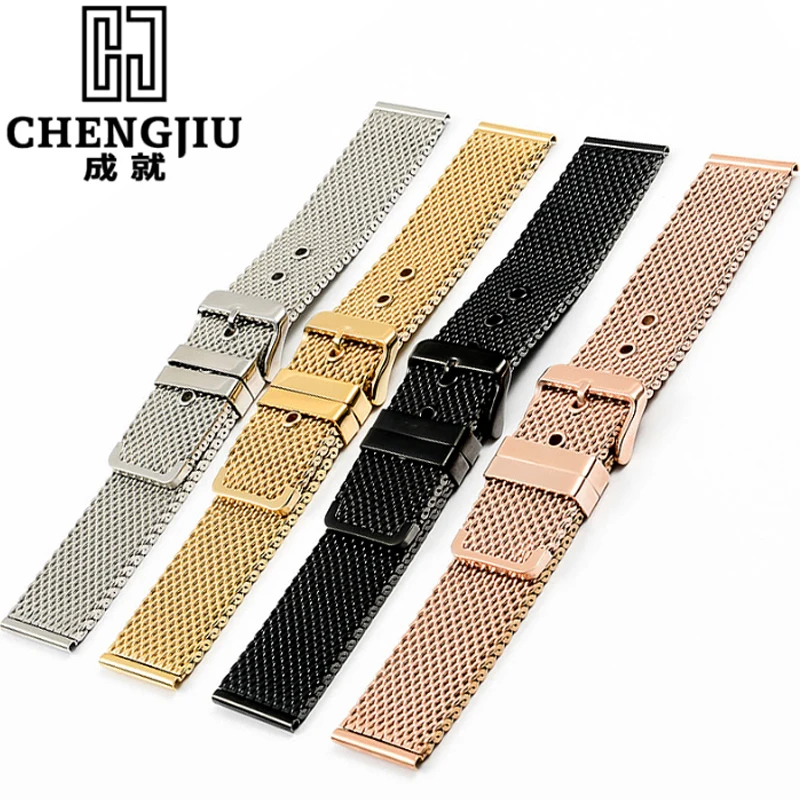 Ремешок для часов из нержавеющей стали с ремешком от danel Wellington IWC Milanese Mesh Браслеты