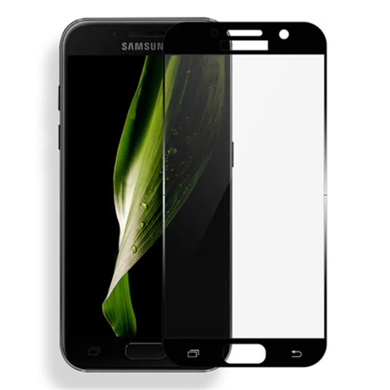 Полное покрытие из закаленного стекла для samsung A7 2017 A720 A720F A720F/DS Duos экран защитный