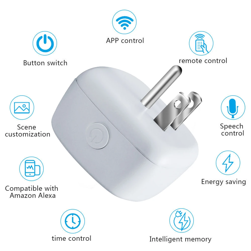 Умная розетка Timethinker для Apple Homekit умная с Wi Fi Alexa Google Home ЕС США голосовое управление