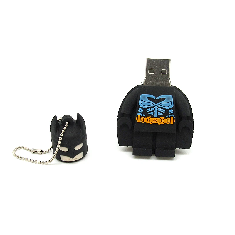 Usb флеш накопитель с супергероями Супермен Бэтмен Железный человек Зеленый