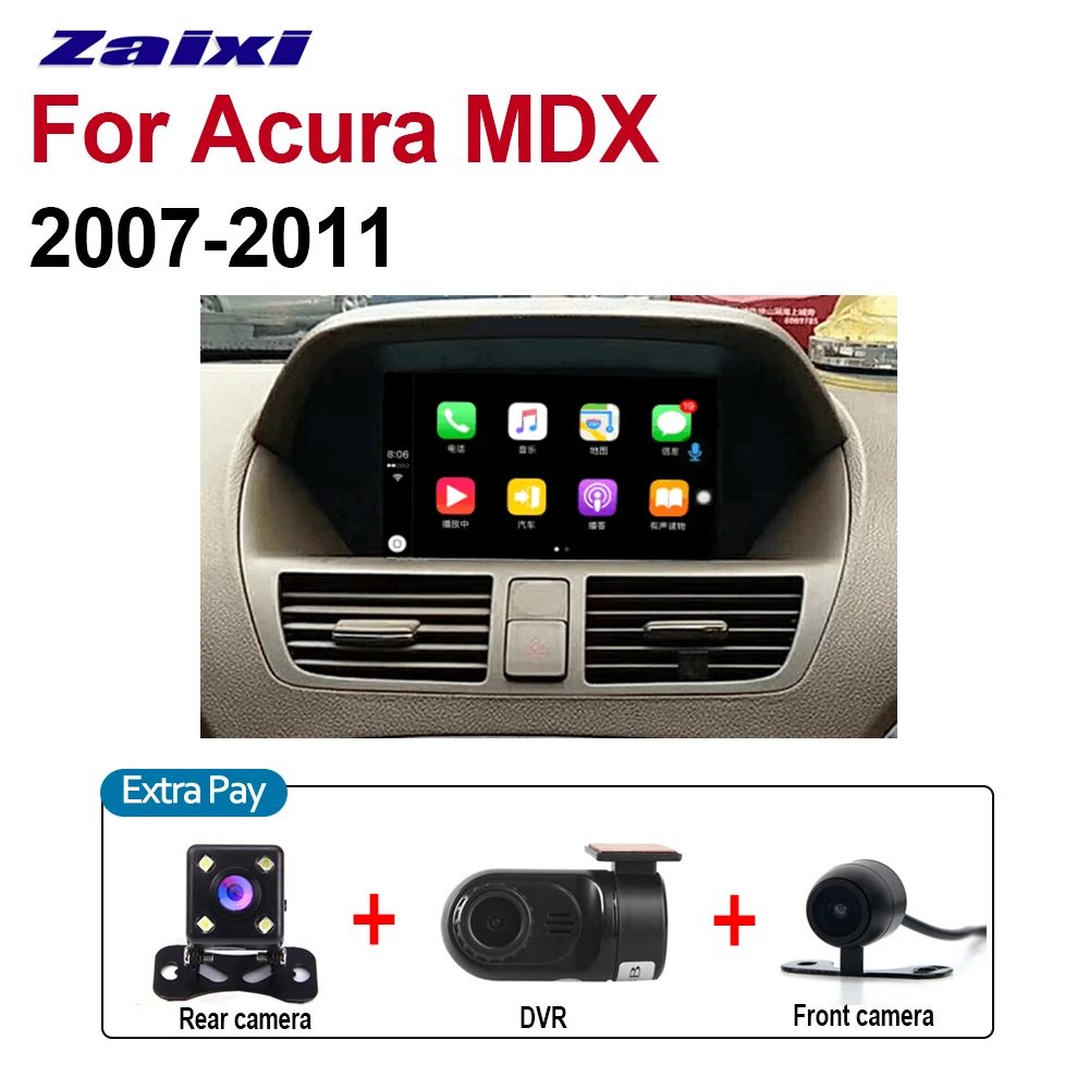 ZaiXi Авто Радио 2 Din Android Автомобильный плеер для Acura MDX 2007 ~ 2011 GPS Навигация BT Wifi карта