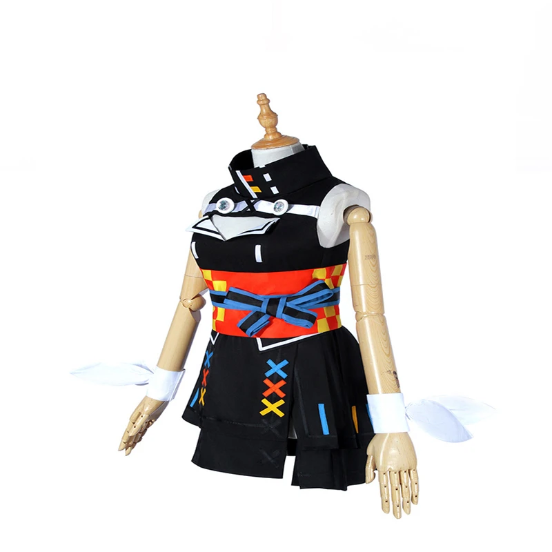 Retraso искусственный костюм для косплея на Хэллоуин youpuber Kaguya Luna AIcos Fiesta Colorblocking Femenina