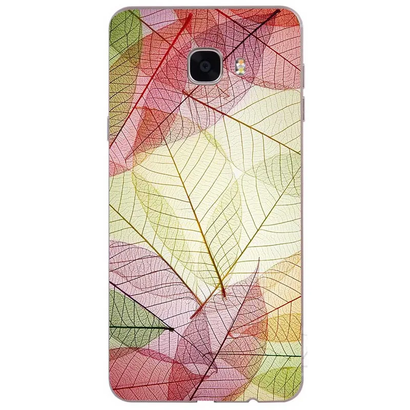 Жесткий пластиковый чехол для Samsung Galaxy C7 C7000 цветной чехол с рисунком оболочка жесткий пластиковый узорчатый чехол для телефона - Цвет: E012