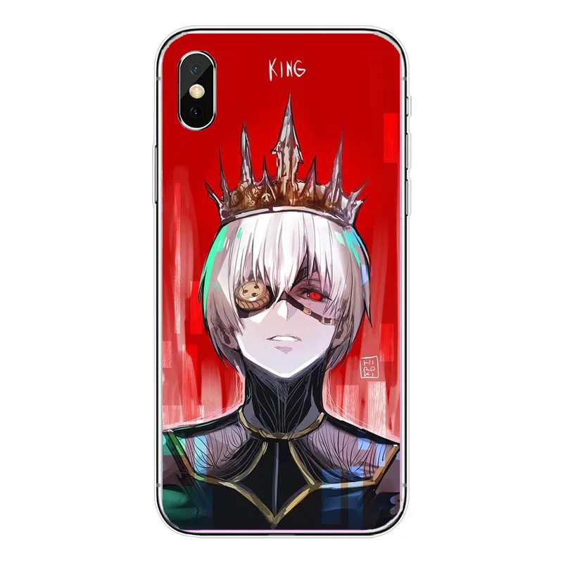 Чехол для телефона с японским Аниме Tokyo Ghoul чехол iPhone Xs XR XS Max 8 7 6 6splus 5 5S SE 4S аниме |