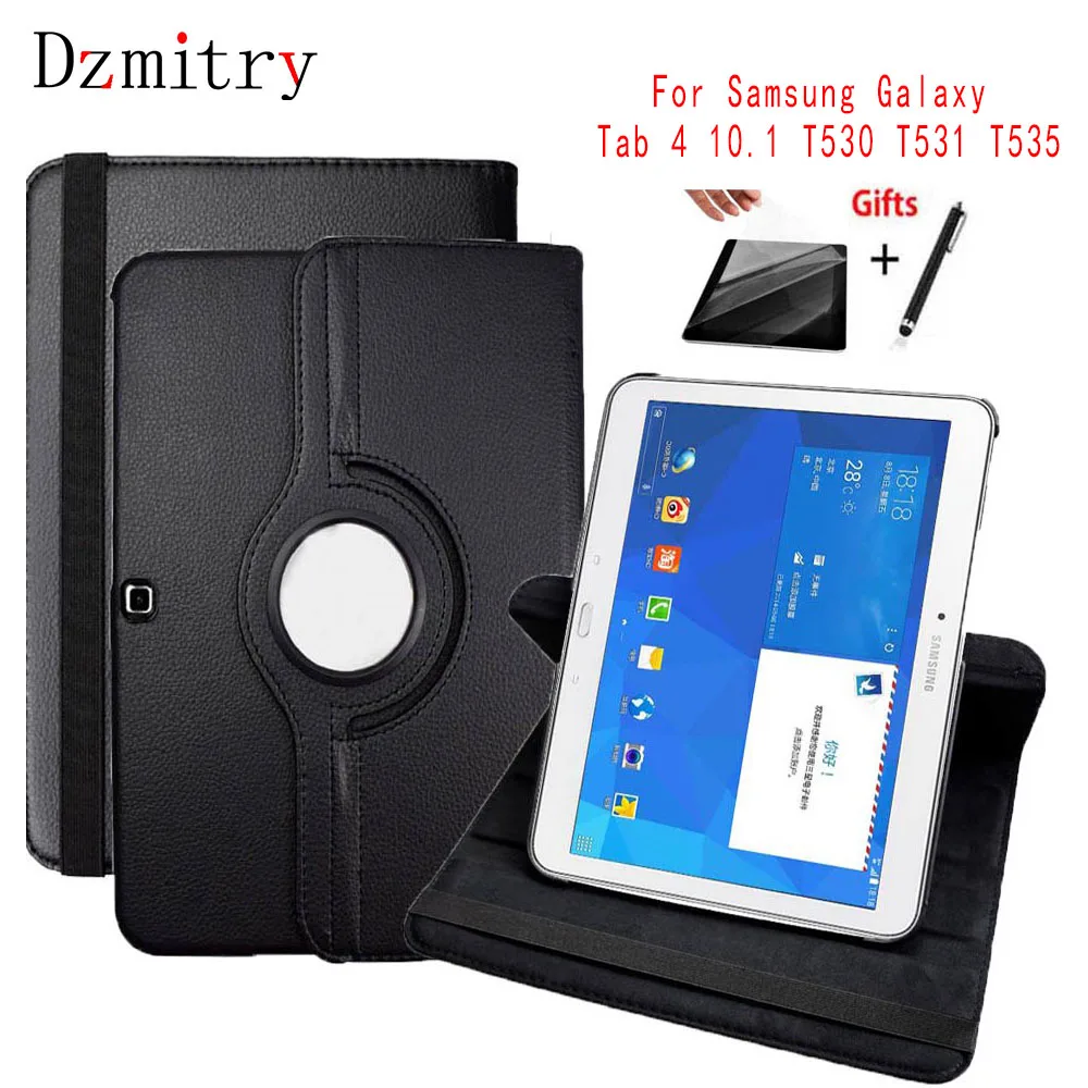 Чехол с поворотом на 360 градусов для Samsung Galaxy Tab 4 10 1 T531 T535 откидная подставка чехол