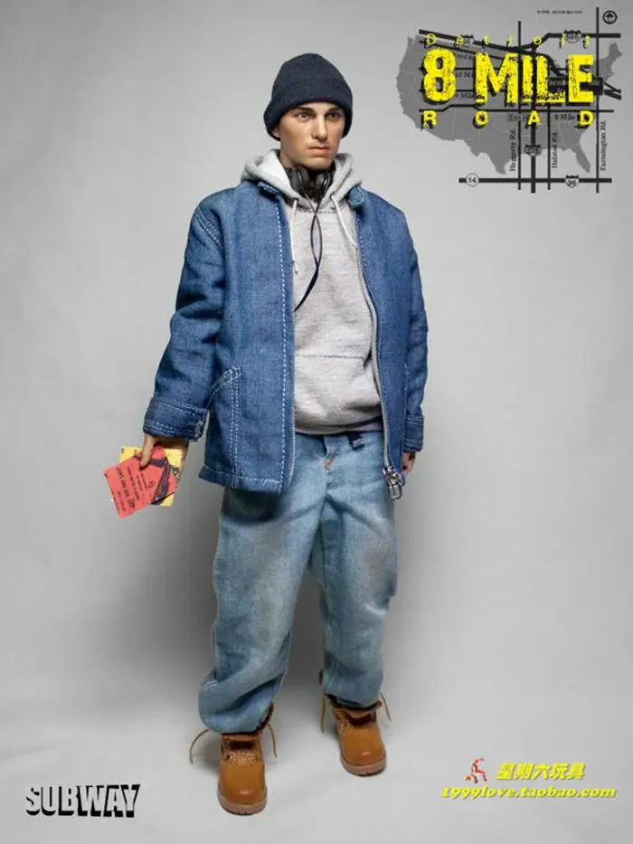 Метро 1/6 8 MILE ROAD Eminem 12 &quotфигурка игрушки MIB фигурка|Игровые фигурки и трансформеры|