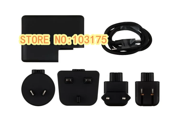 

100% Original For GoPro AWALC-002 Supercharger International Dual Port Travel Wall Charger Camera part 6piece set