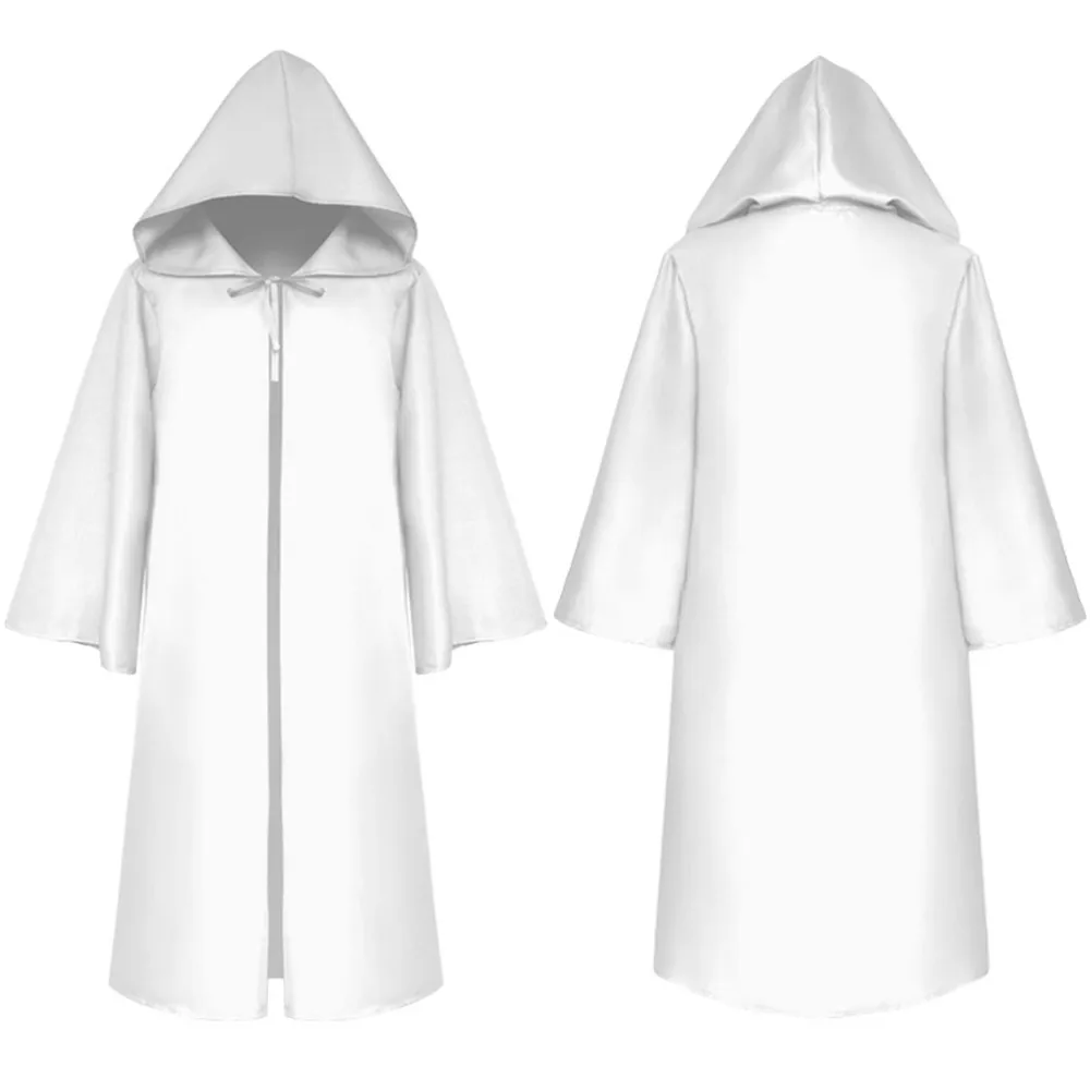 Halloween Death wizard Cloak Cosplay Costume Monk Hooded Robes Cape Friar Medieval Renaissance Priest Men kids adult men | Тематическая